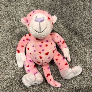 Webkinz Pink Heart Monkey Plush